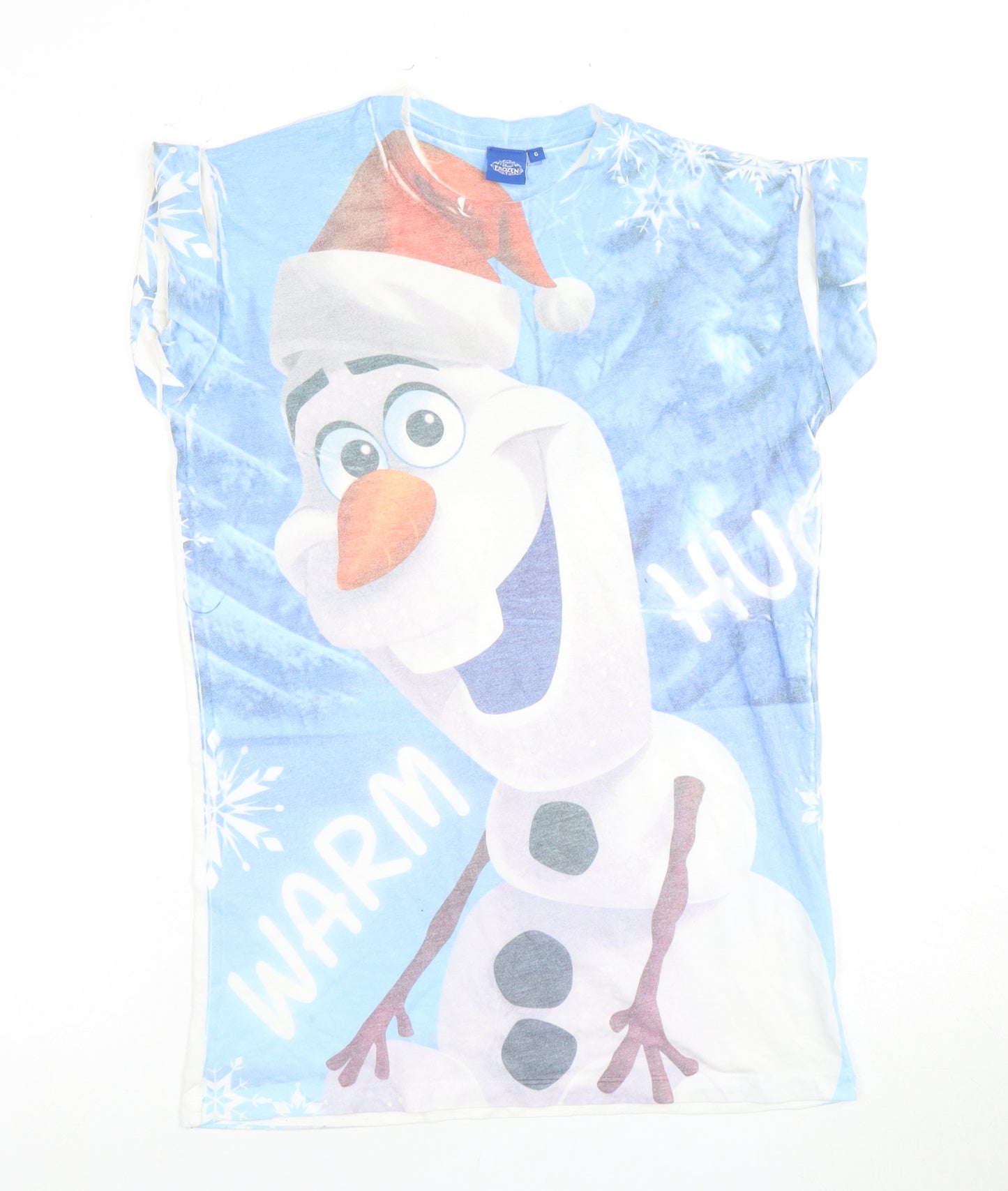 Disney Frozen Blue T-Shirt Teens Size 6