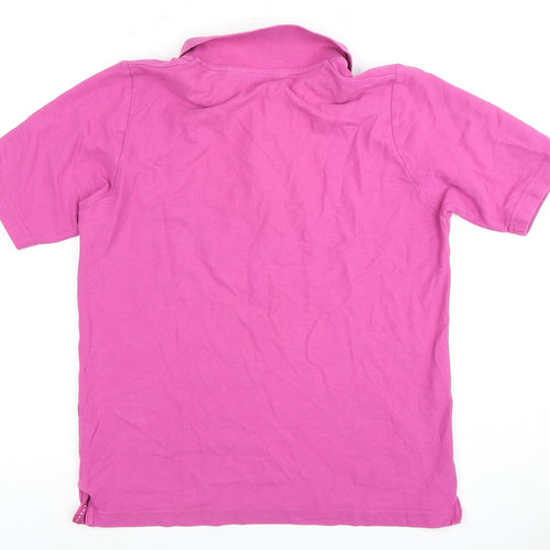 ISLE Women's Pink Polo Shirt, M, Classic Style