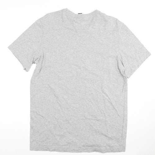 Adidas Men's Grey Logo T-Shirt L - New with Tags