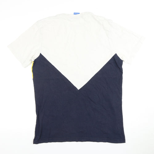Adidas Men's Multicoloured Colourblock T-Shirt M