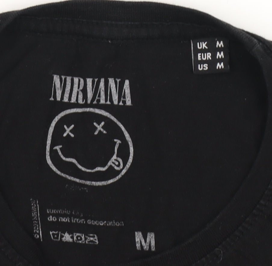 Nirvana Men's Black Medium Band T-Shirt