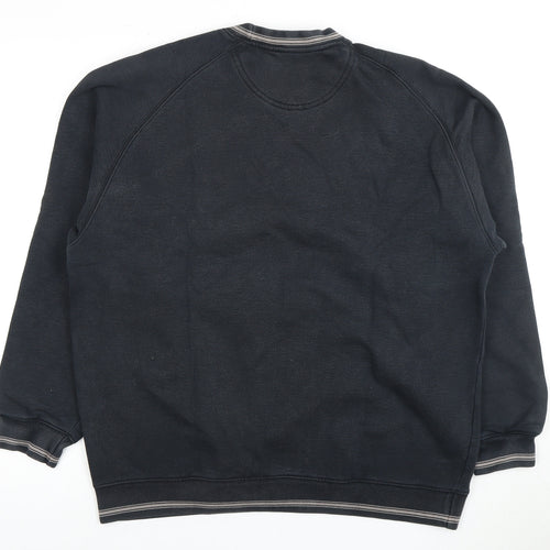 Marks and Spencer Men's Black L Sweatshirt Long Sleeve