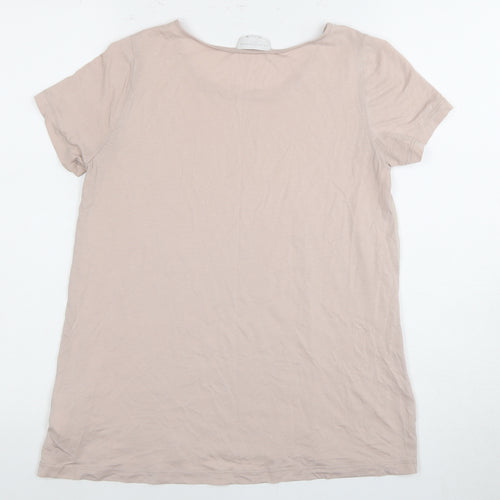 The White Company Women's Beige XS T-Shirt