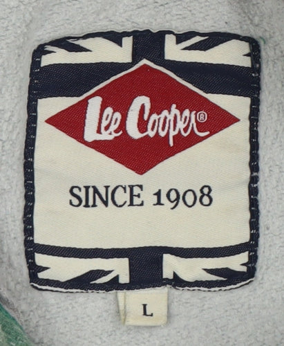 Lee Cooper Men's Green Pullover Hoodie Size L