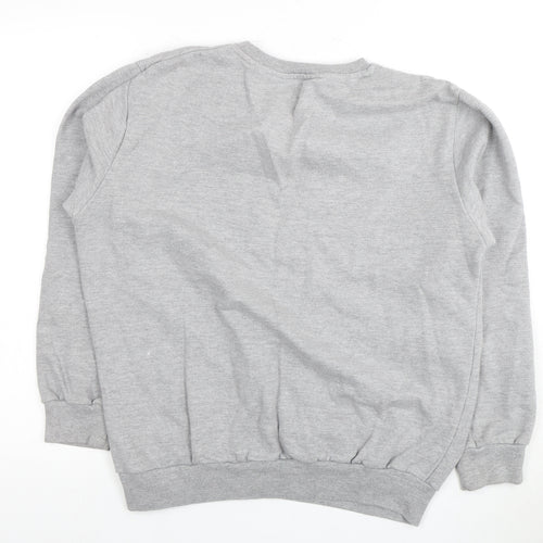 Disney Grey Mickey Mouse Unisex Sweatshirt, Size 12 UK