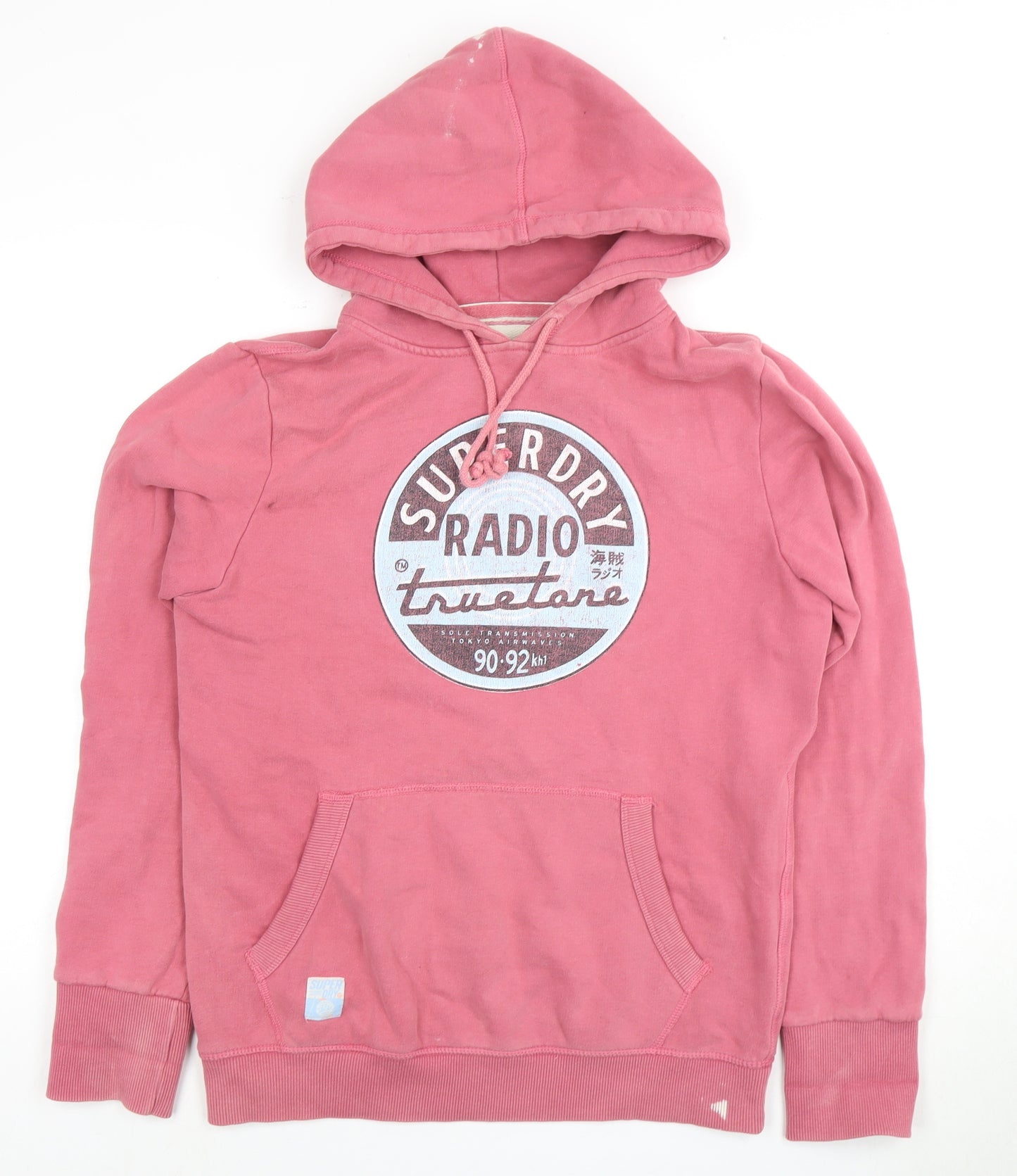 Superdry Unisex Pink Pullover Hoodie 7XL