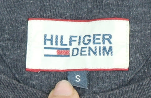 Tommy Hilfiger Men's Grey S Crew Neck T-Shirt