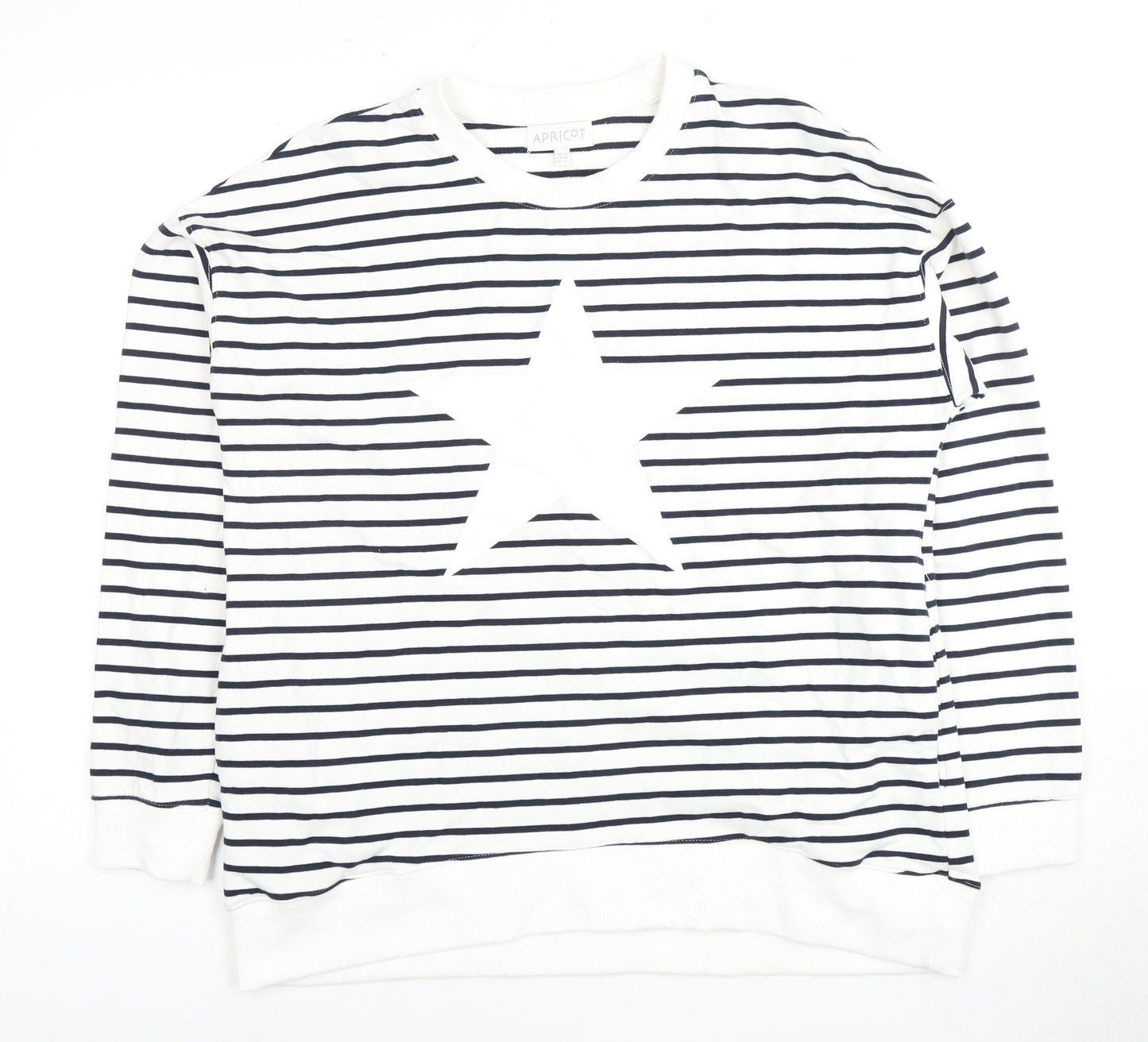 Apricot Women's Stripe Navy/White Pullover