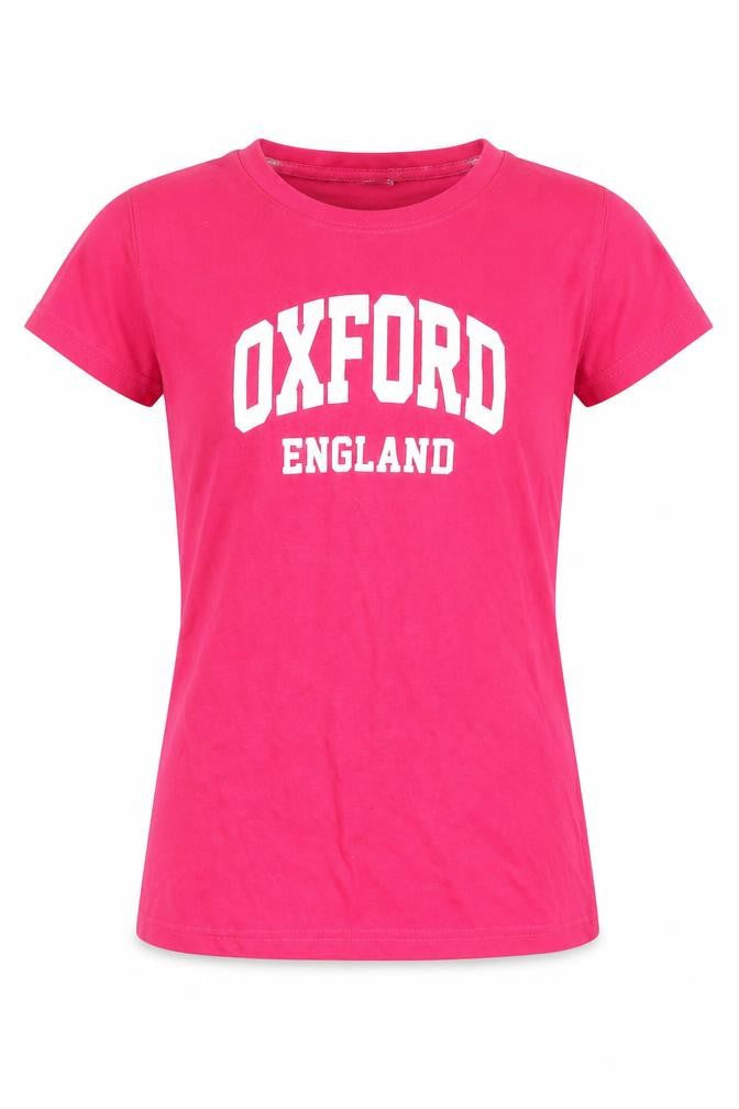 College Store Women's Pink M T-Shirt, Crew Neck