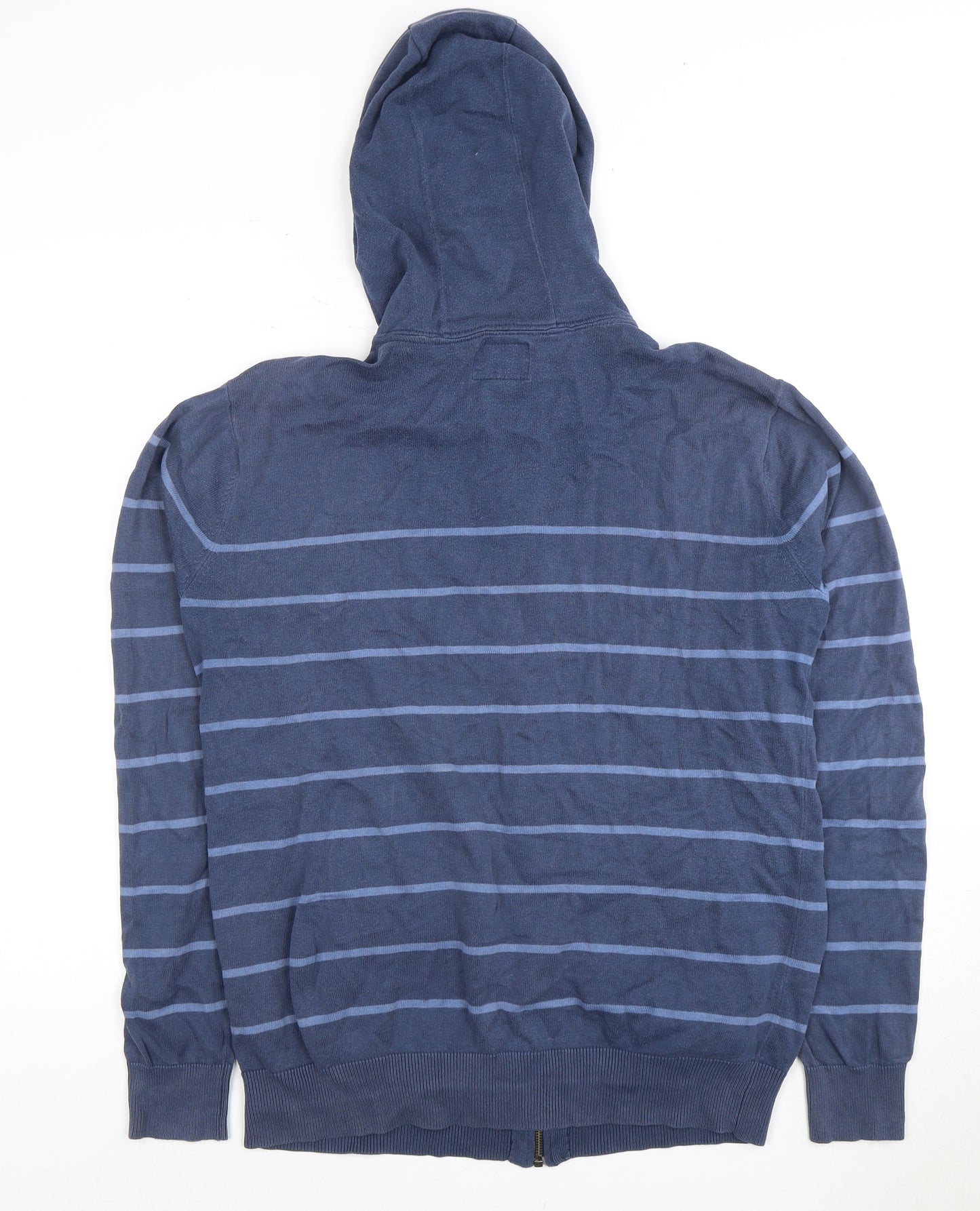Quiksilver Men's Blue Full Zip Hoodie M