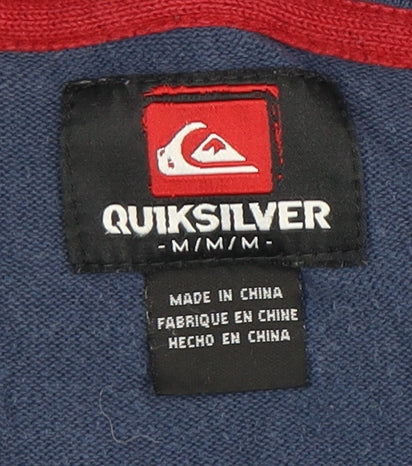 Quiksilver Men's Blue Full Zip Hoodie M