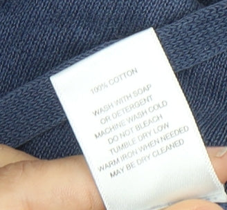 Quiksilver Men's Blue Full Zip Hoodie M