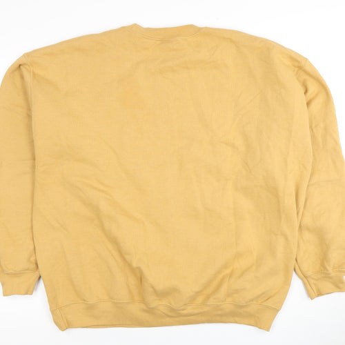 Bobby's Broider Unisex Yellow Pullover Sweatshirt XL