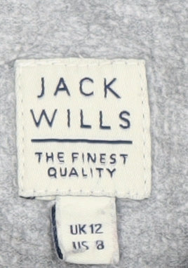 Jack Wills Grey Sweatshirt Unisex Adults UK 12 Pullover