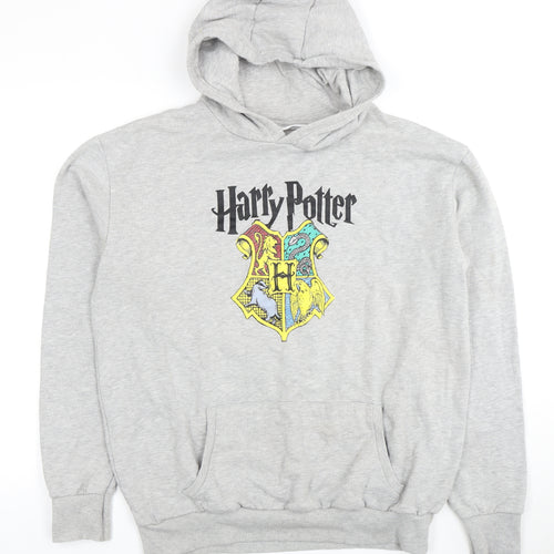 Harry Potter Grey Pullover Hoodie L Unisex Adults