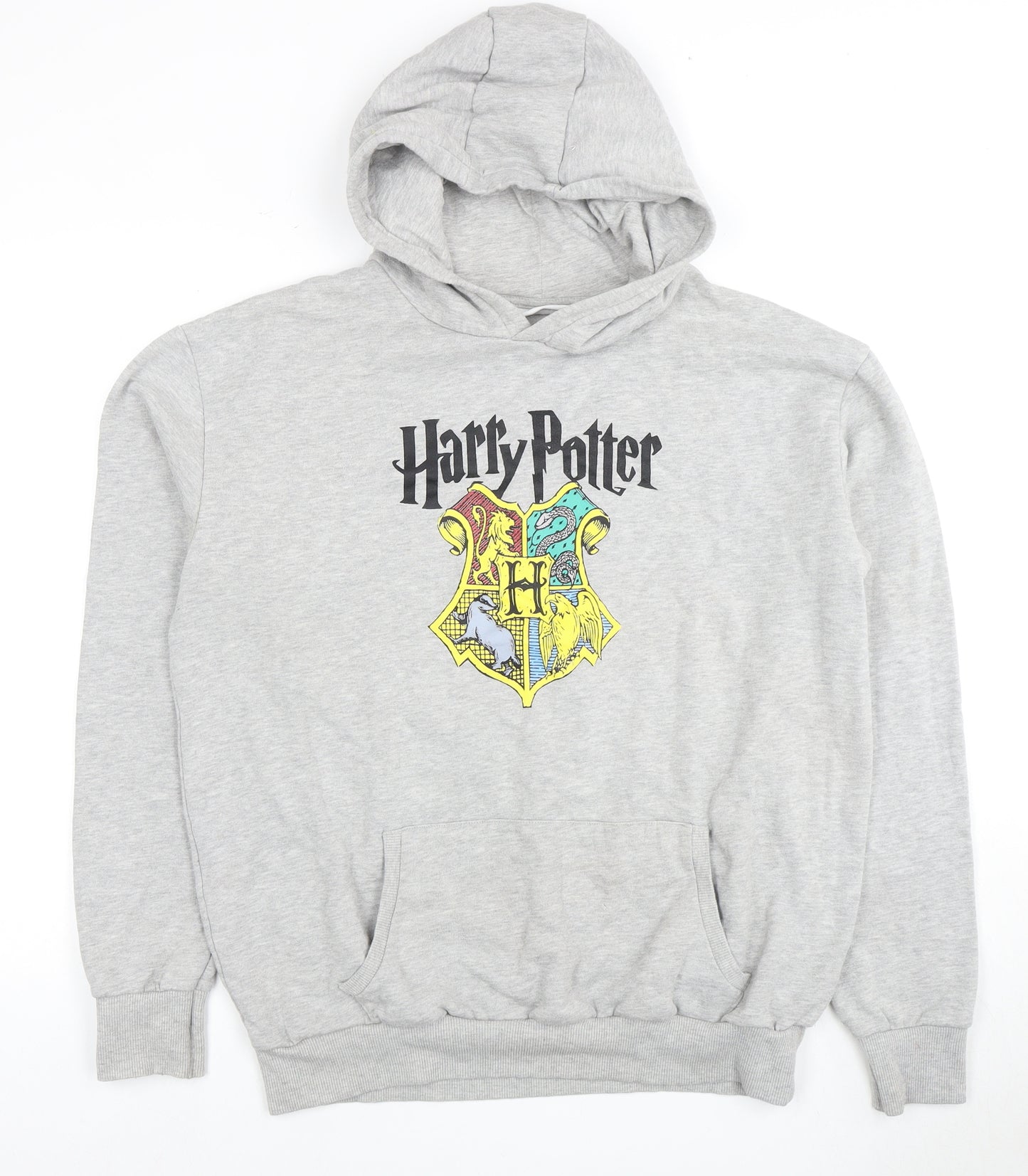 Harry Potter Grey Pullover Hoodie L Unisex Adults