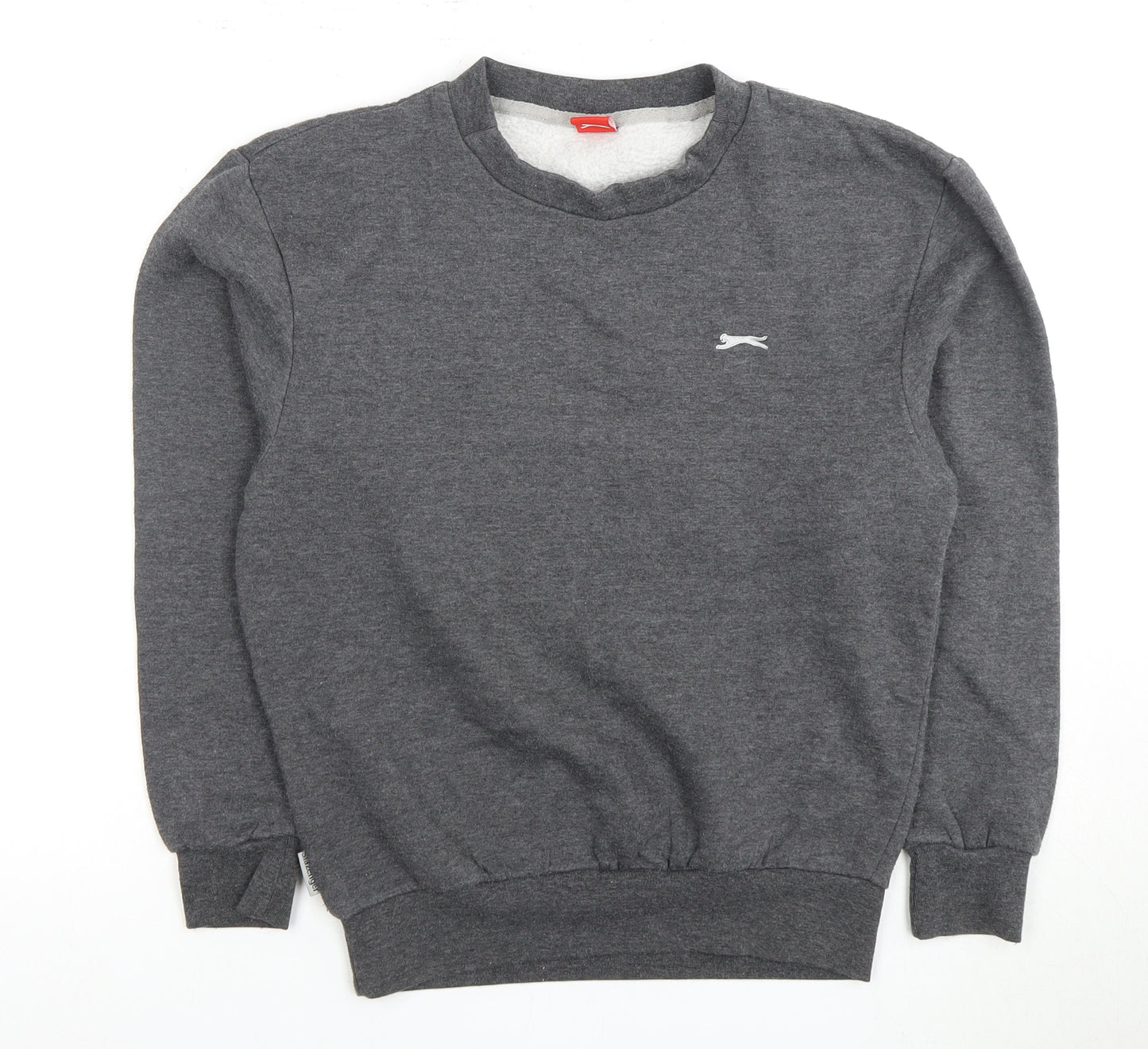 Slazenger Boys Grey Sweatshirt 11-12 Years Crew Neck