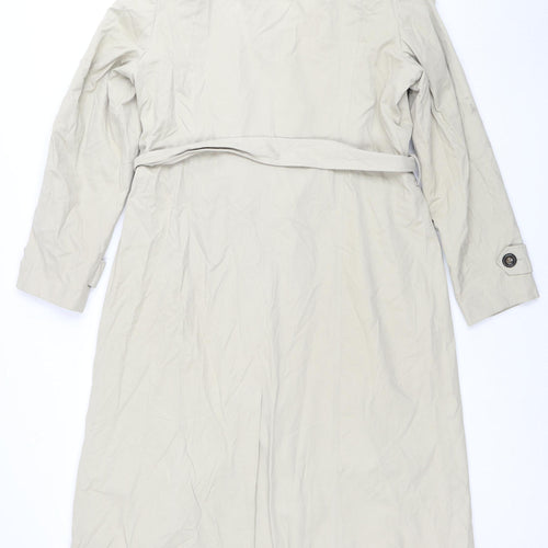 Debenhams Women's Beige Trench Coat Size 14