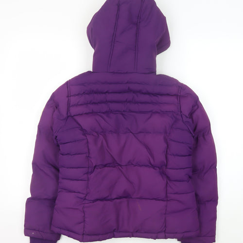 SoulCal & Co Girls Purple Puffer Jacket 11-12 Years