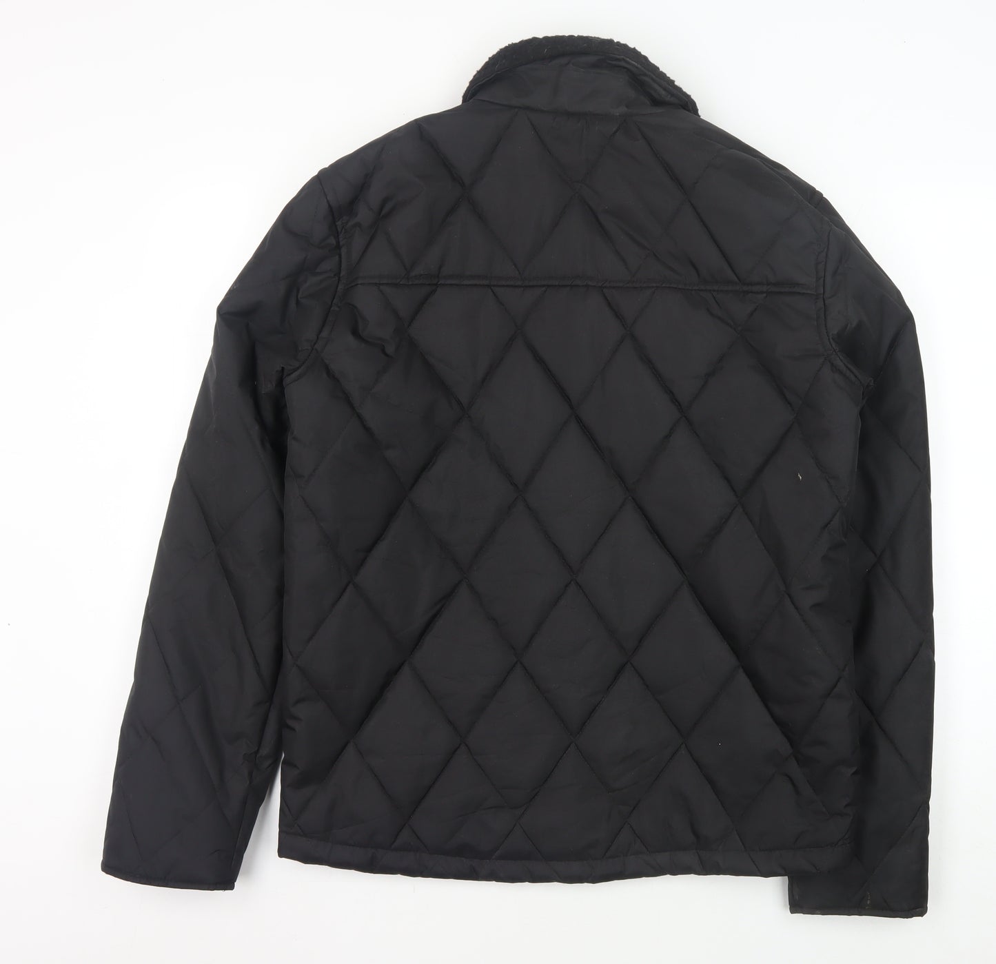 Pierre Cardin Men's Quilted Black Jacket - Size S