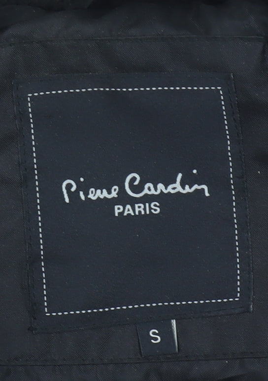 Pierre Cardin Men's Quilted Black Jacket - Size S