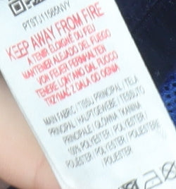 Peter Storm Boys Blue Colourblock Waterproof Hooded Jacket 7-8 Years