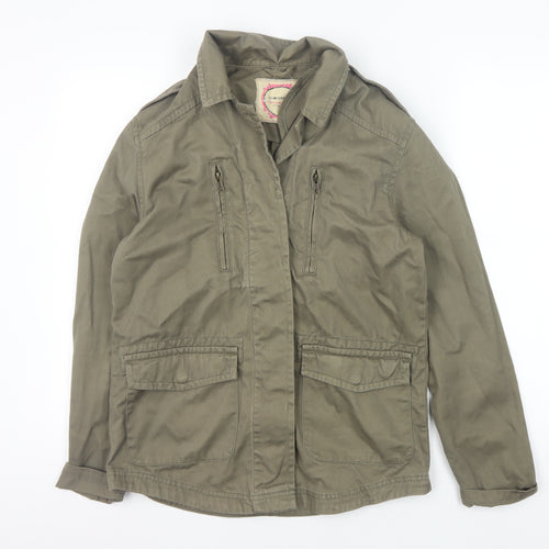 New Look Women's Green Military Jacket Size 10