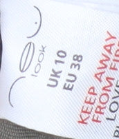 New Look Women's Green Military Jacket Size 10