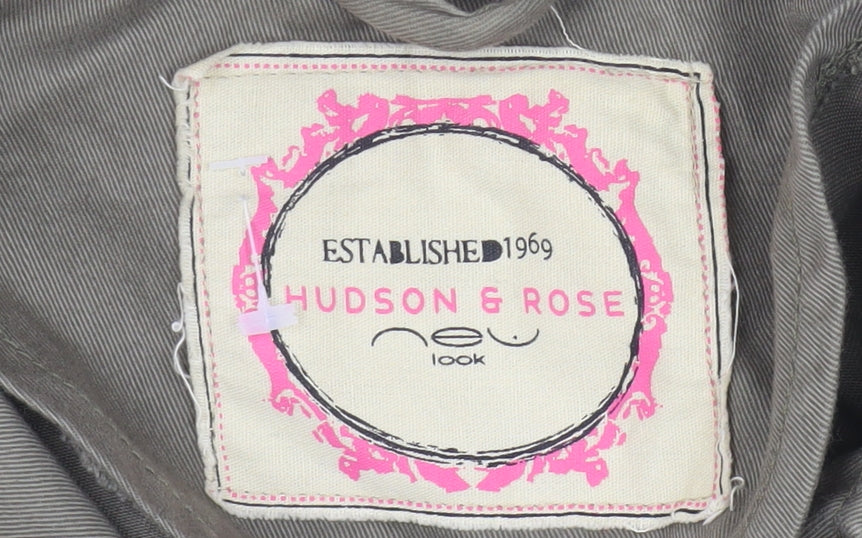 New Look Women's Green Military Jacket Size 10