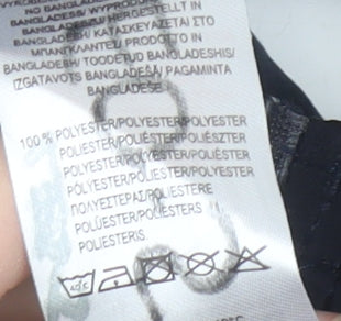 Slazenger Boys Black Track Jacket, Size 7-8, Full Zip