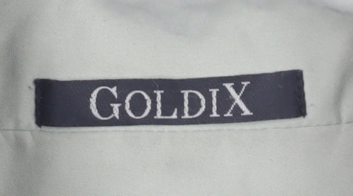 GoldiX Women's Beige Jacket Size 8 Button-Up Casual