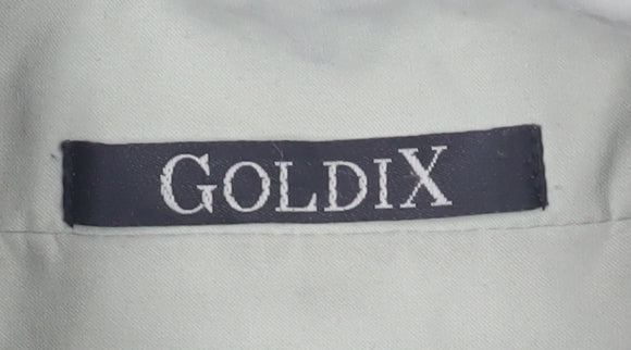 GoldiX Women's Beige Jacket Size 8 Button-Up Casual