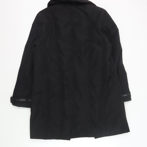 Gerry Weber Unisex Black Parka Coat, Size 12, Long Sleeve