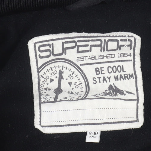 Superior Boys Orange Ski Jacket 9-10 Years Waterproof
