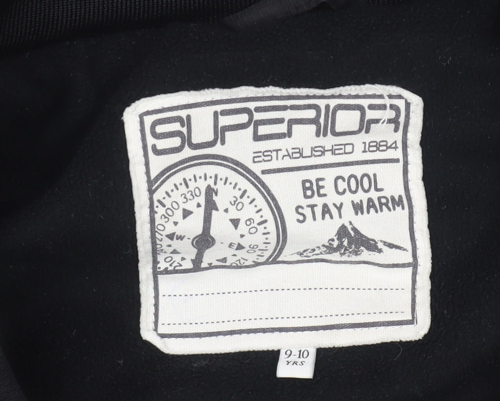 Superior Boys Orange Ski Jacket 9-10 Years Waterproof