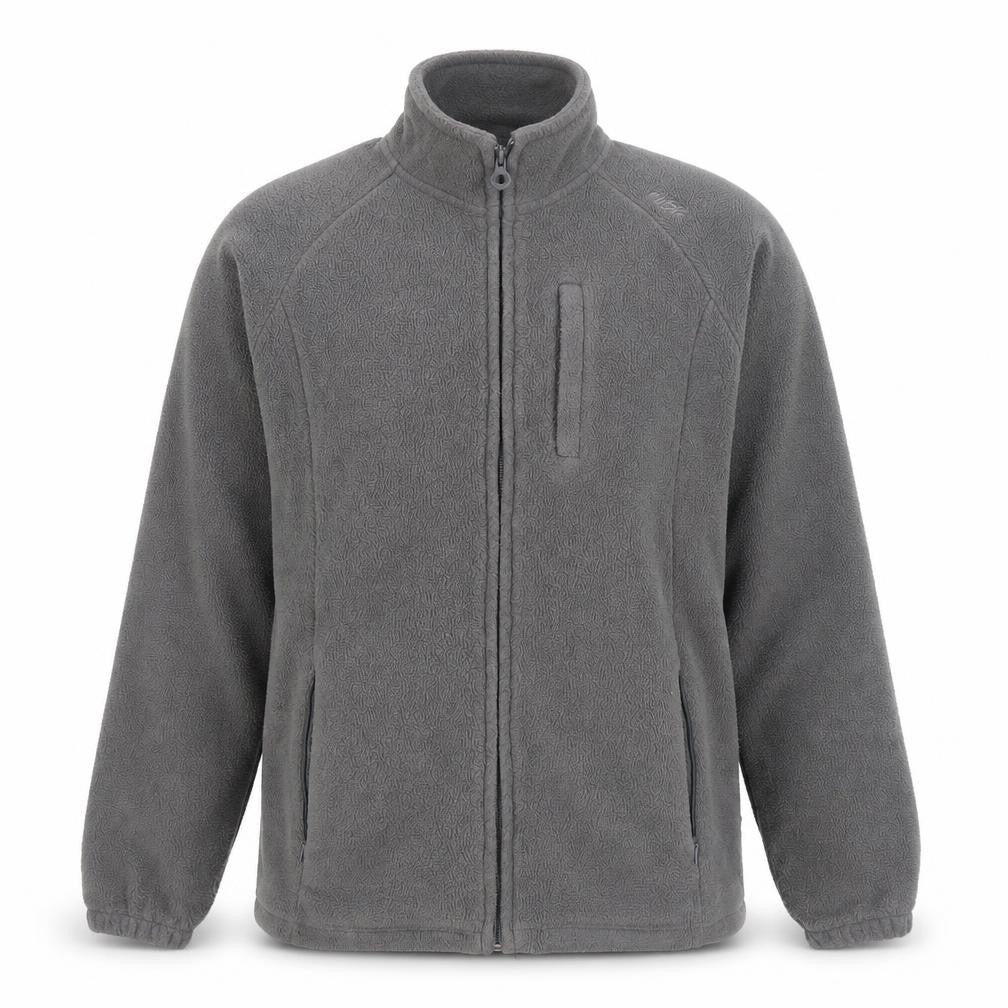 Romester Unisex Grey Fleece Jacket M Full Zip