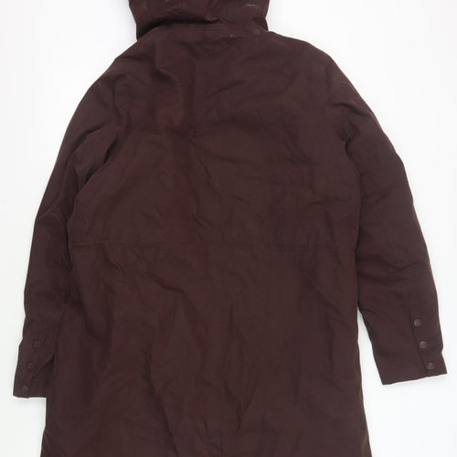 Seasalt Cornwall Women's Brown Parka Coat Size 14