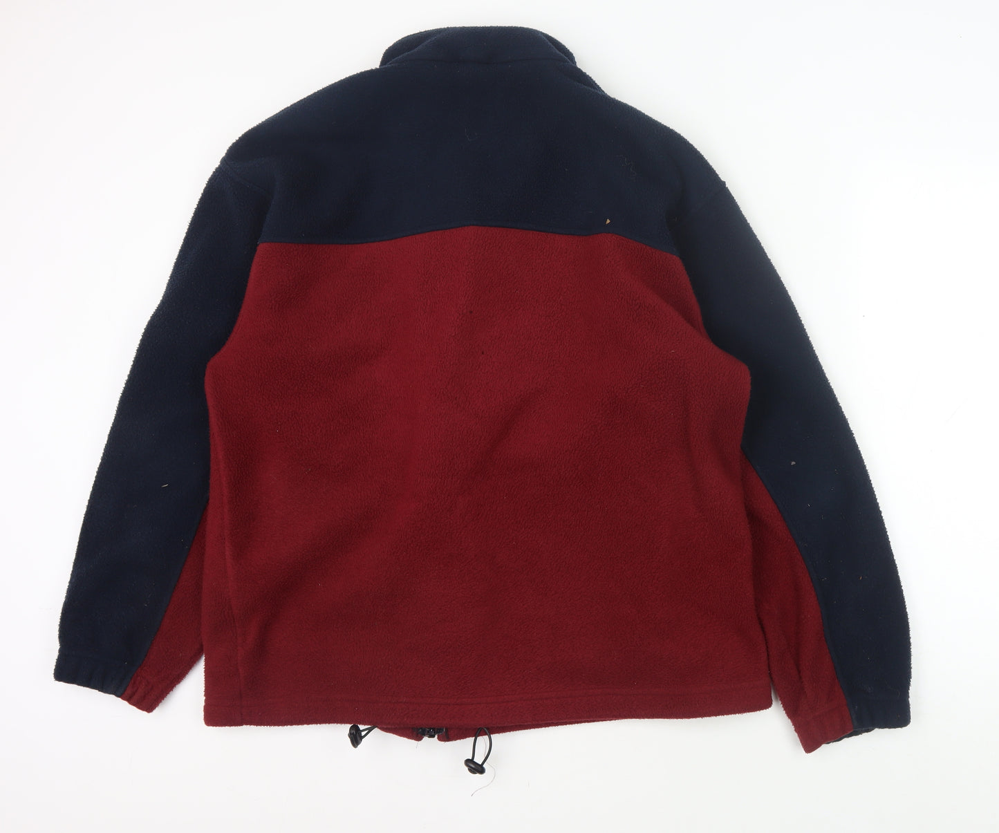 Marks and Spencer Mens Red Blue L Fleece Jacket