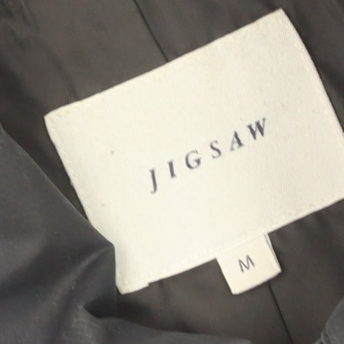 Jigsaw Men's Black Rain Coat, Size M
