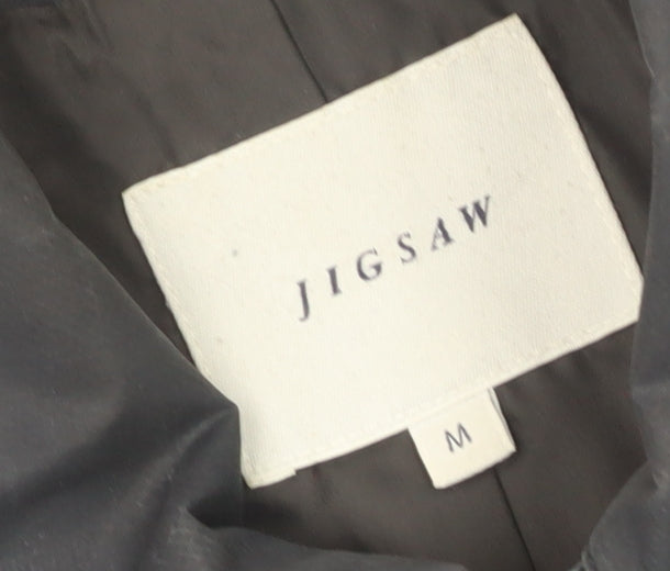 Jigsaw Men's Black Rain Coat, Size M