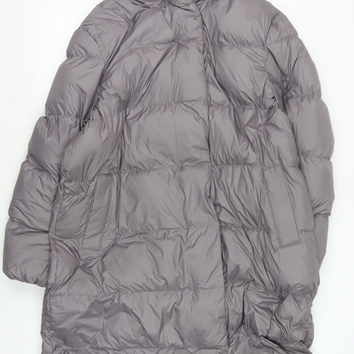 Marks and Spencer Women's Grey Puffer Jacket Size 18