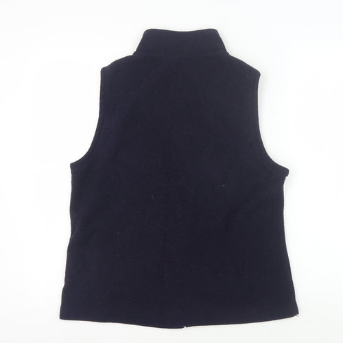 Isle Essentials Women's Black M Waistcoat Full Zip