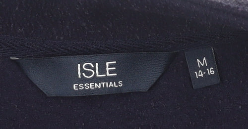 Isle Essentials Women's Black M Waistcoat Full Zip
