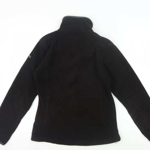 Regatta Women's Black Fleece Jacket, Size 8, Full Zip