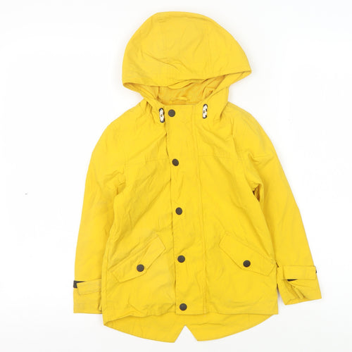 Marks and Spencer Girls Yellow Jacket, Age 4-5, Snap Closure