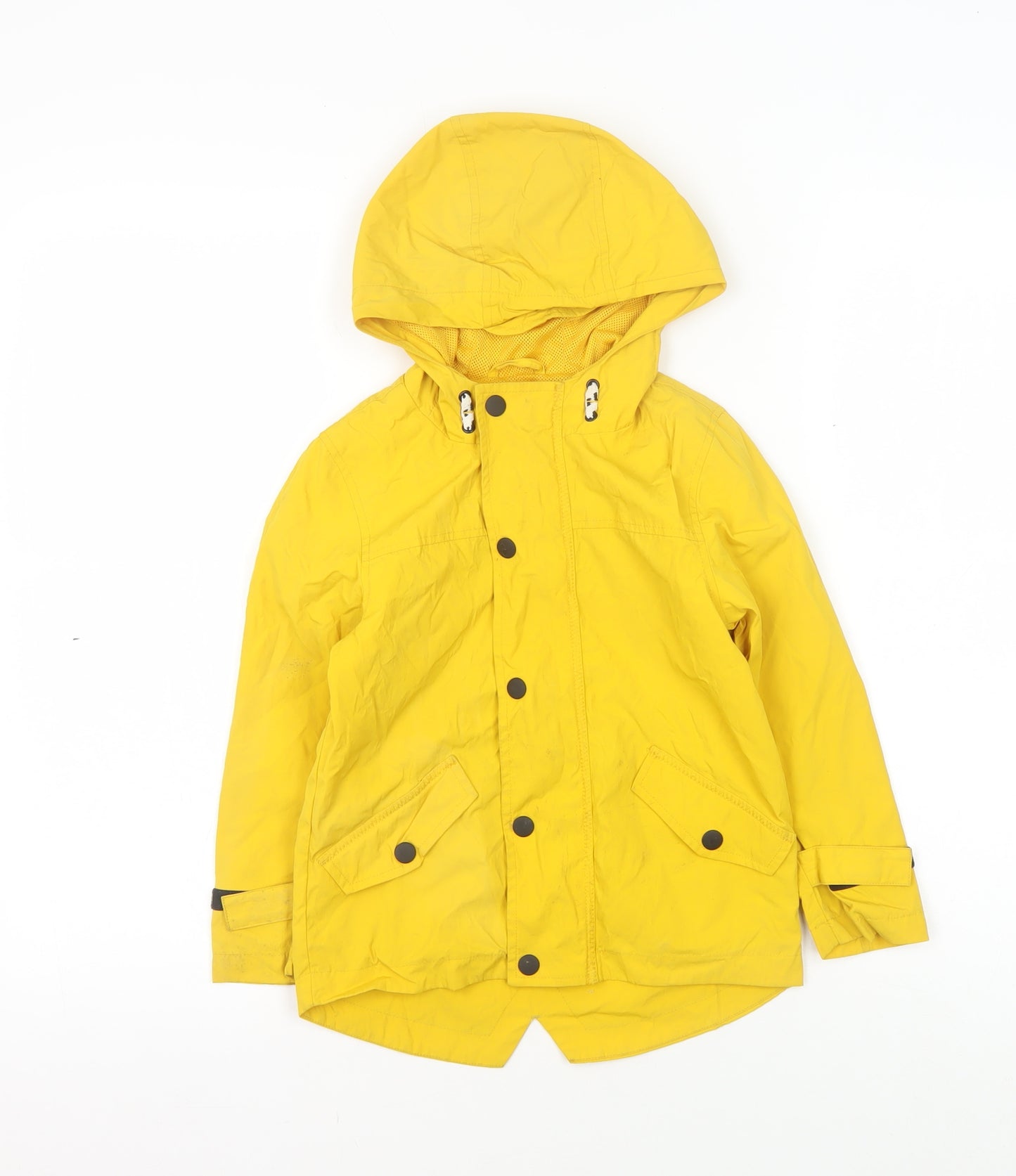 Marks and Spencer Girls Yellow Jacket, Age 4-5, Snap Closure