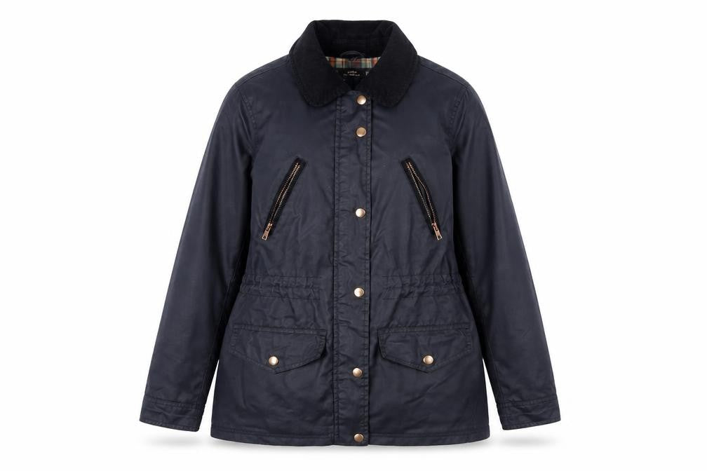Front view of Miss Selfridge Women's Black Mid-Length Jacket, size 6