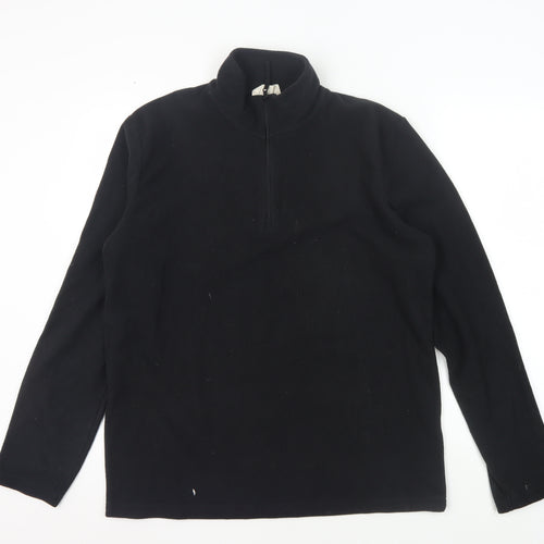 Mountain Warehouse Mens Black Pullover Sweatshirt M