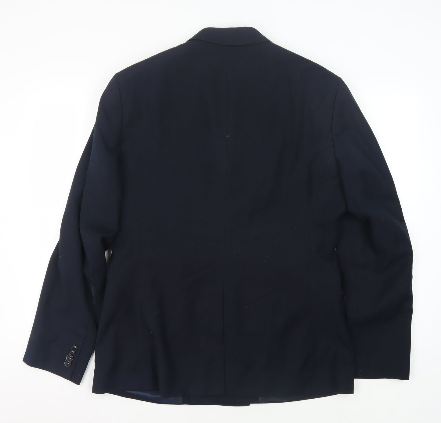 Topman Men's Blue Double-Breasted Blazer 40R