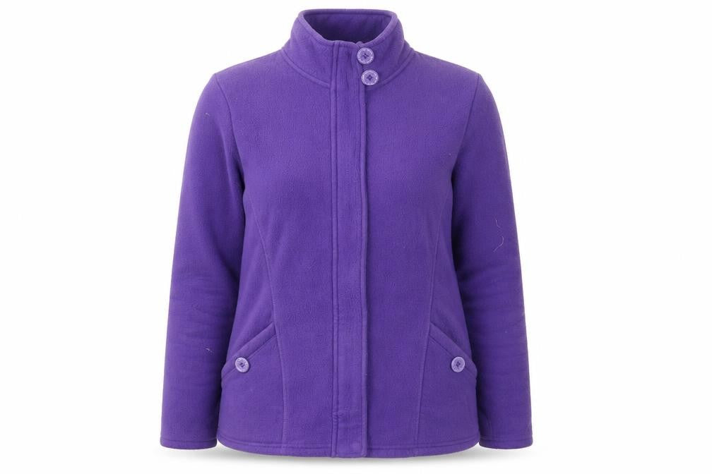 Front view of Marks & Spencer Women's Purple Full Zip Sweatshirt